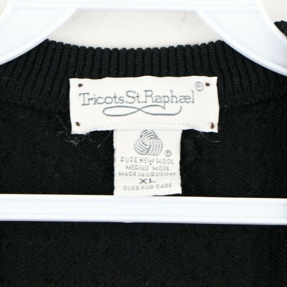 Vintage Rockabilly Wool Cardigan Sweater Vest - Picture 4 of 7